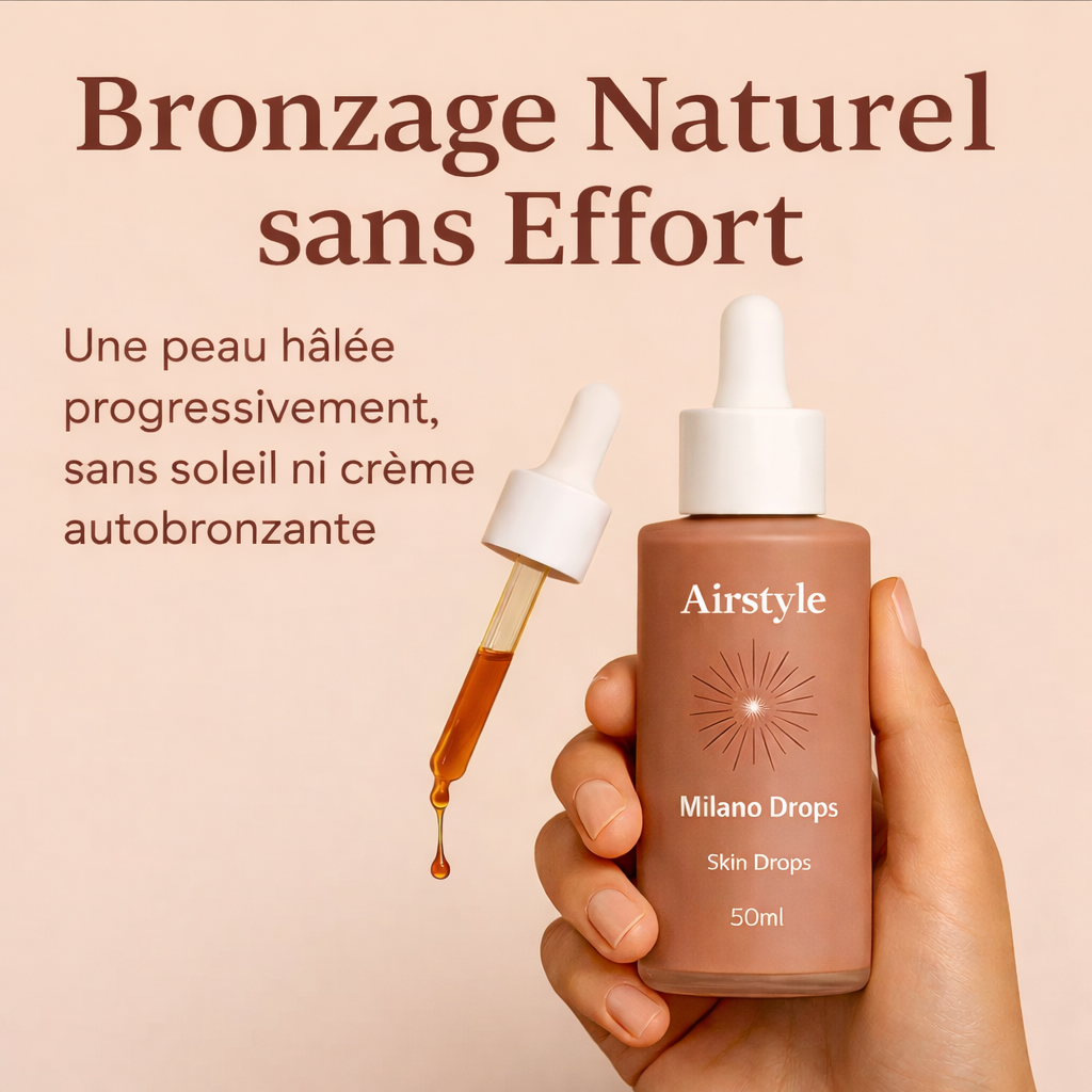 Bronzage naturel sans crème – Gouttes autobronzantes | AirStyle skin